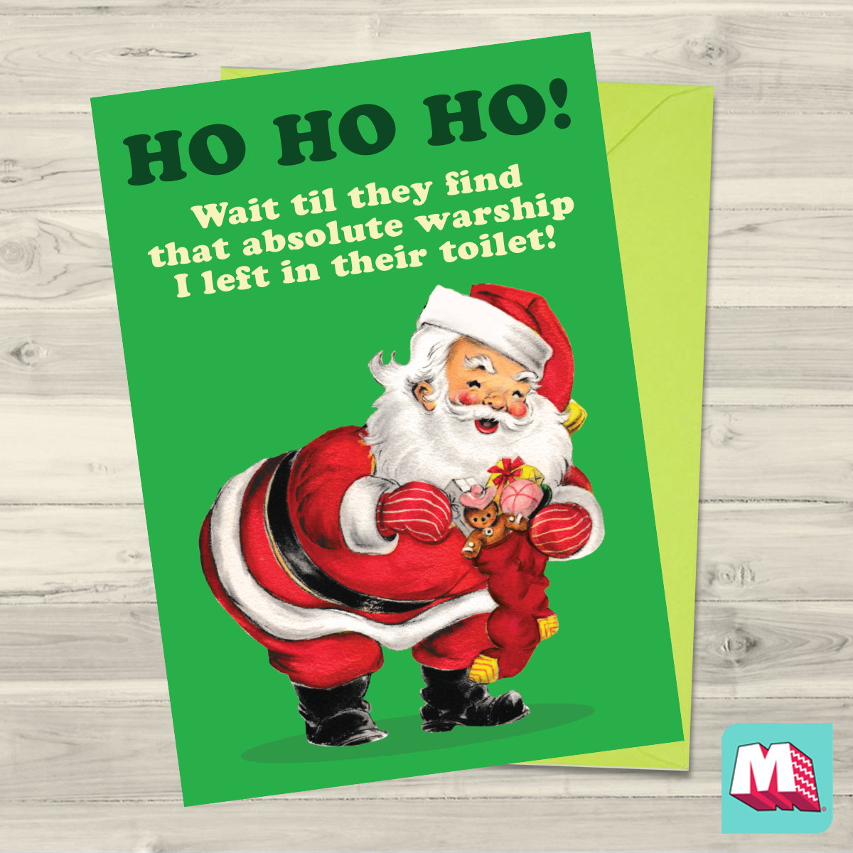 HO HO HO! Greeting card