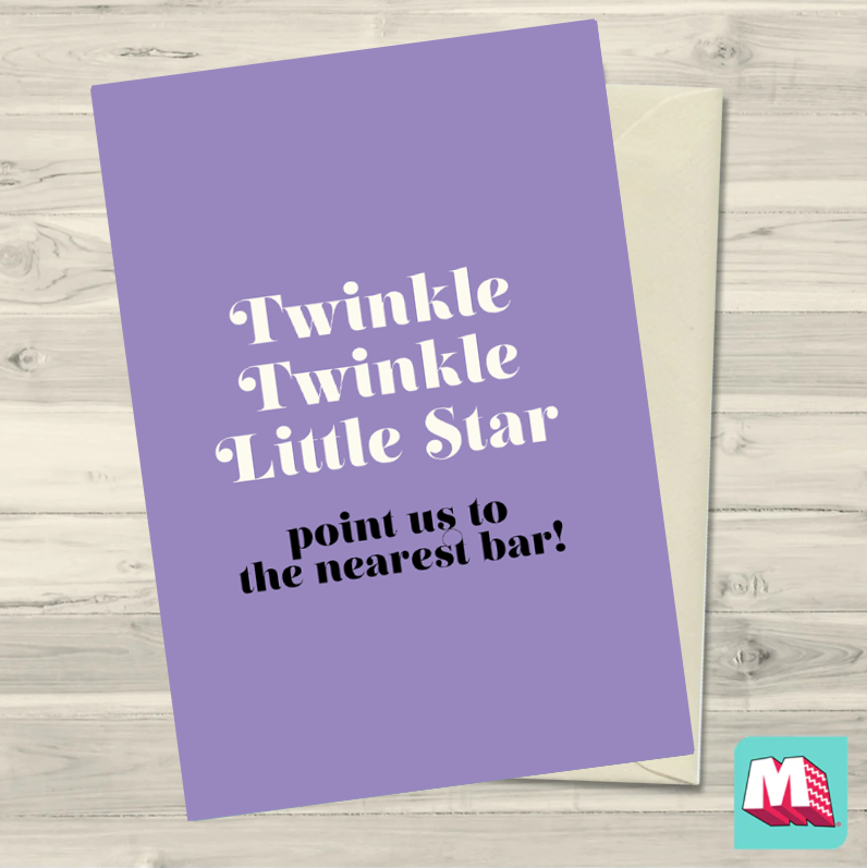Twinkle Twinkle Greeting Card