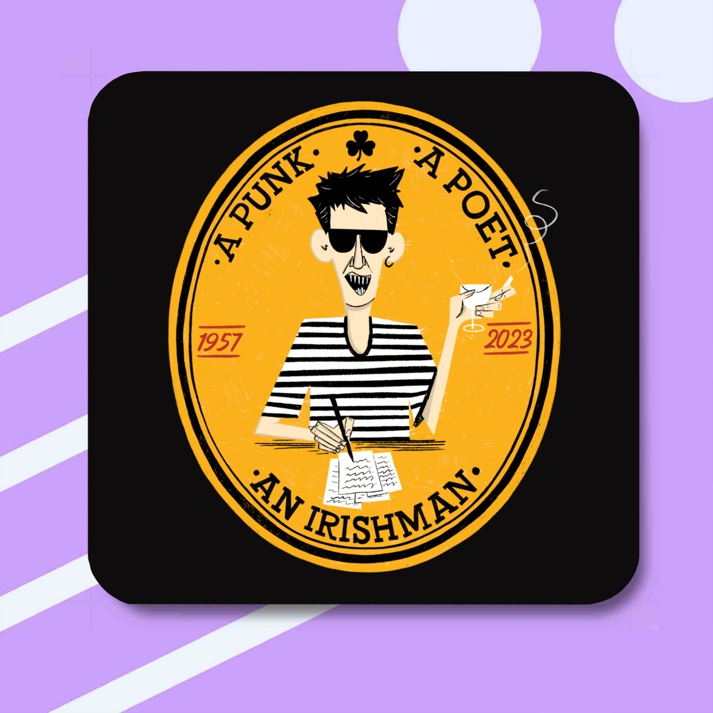 Shane MacGowan Coaster