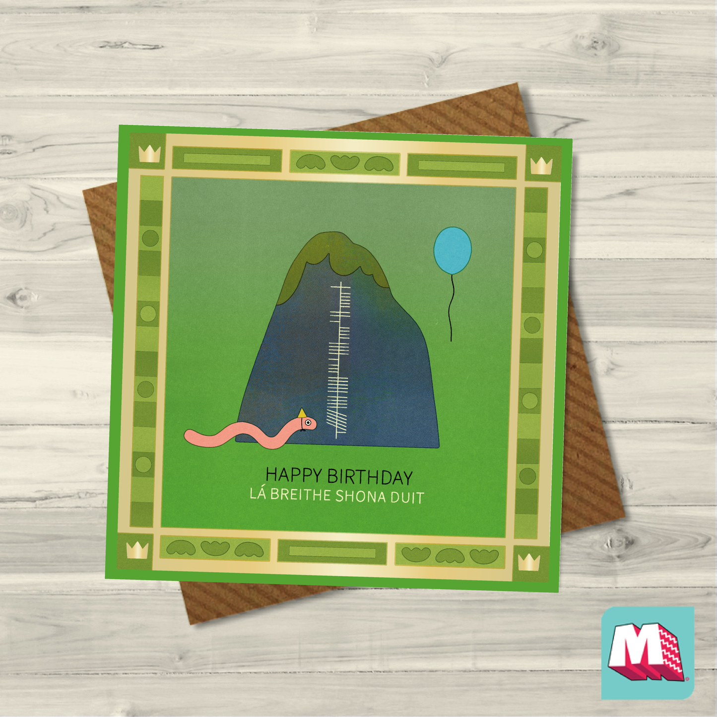 Happy Birthday Ogham Card