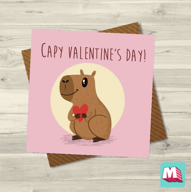 Capy Valentines Day
