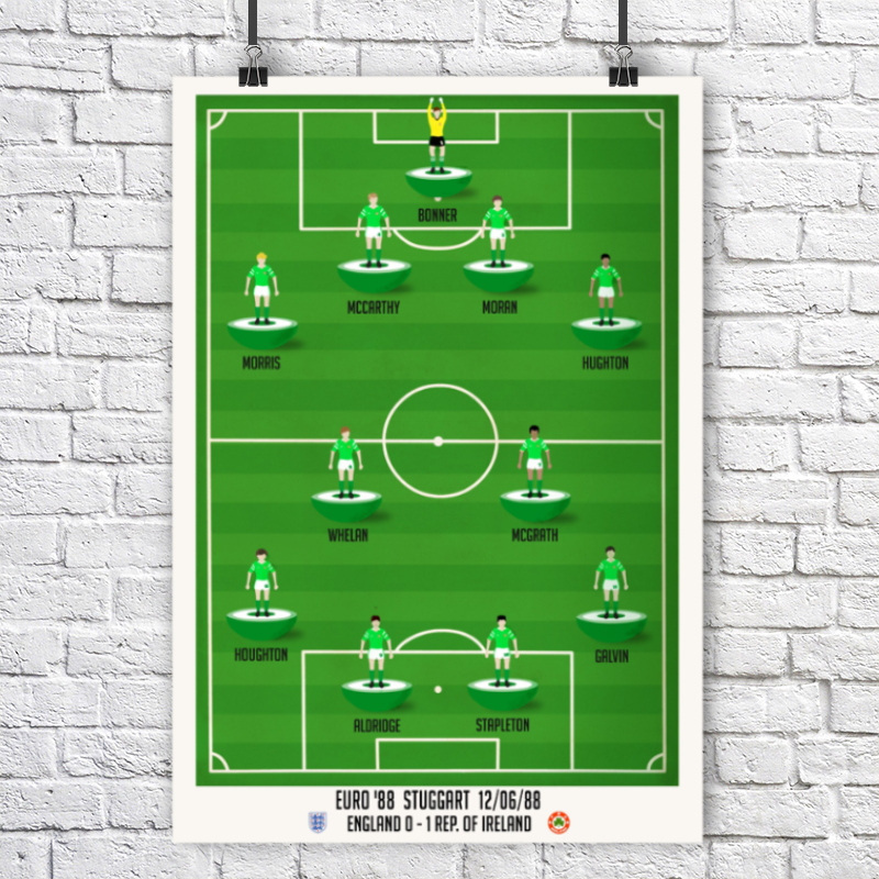 Subbuteo Euro 88 A3 Print