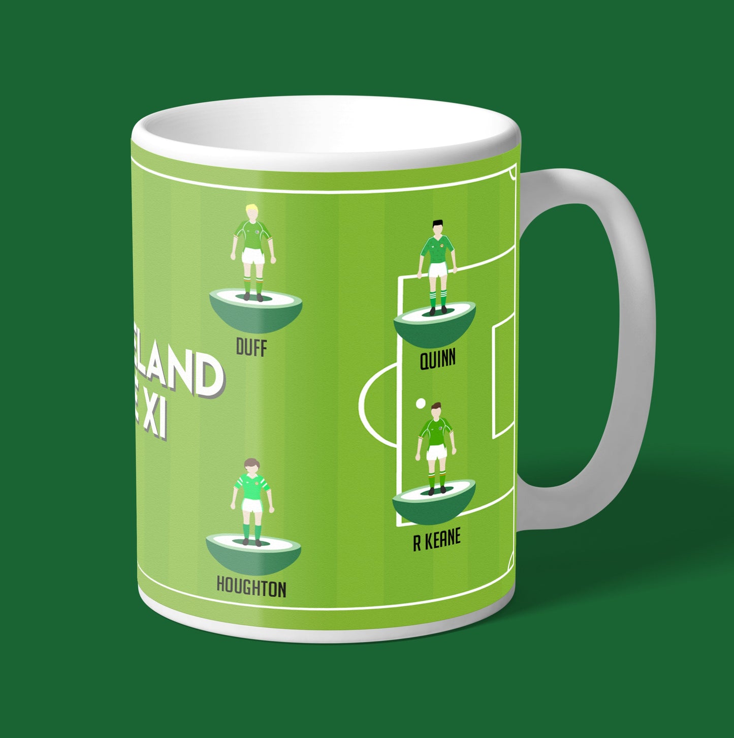 Rep of Ireland All Time XI Mug Subbuteo