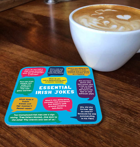 Essential Irish Jokes - Coaster