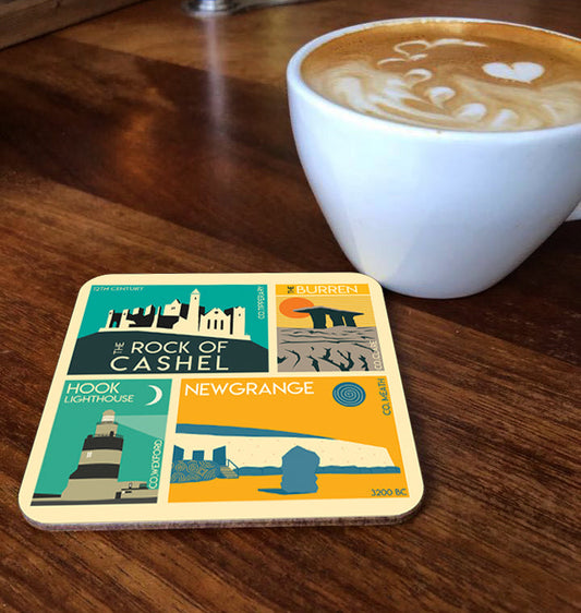 Retro Collage 2 Coaster
