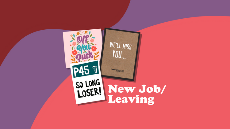 New Job / Leaving Cards