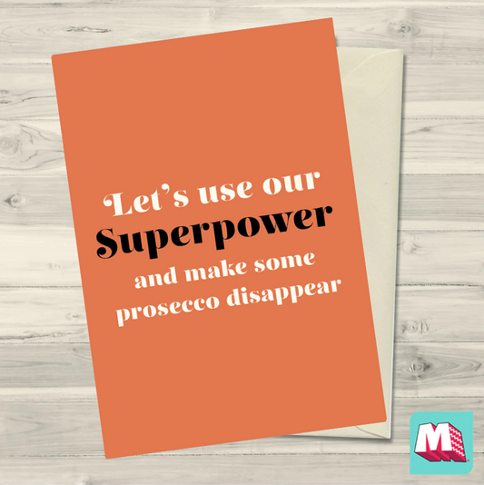 Superpower Greeting Card