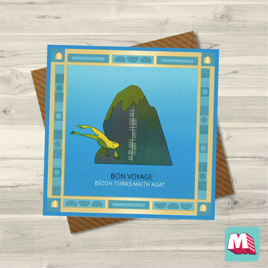 Bon Voyage Ogham Card
