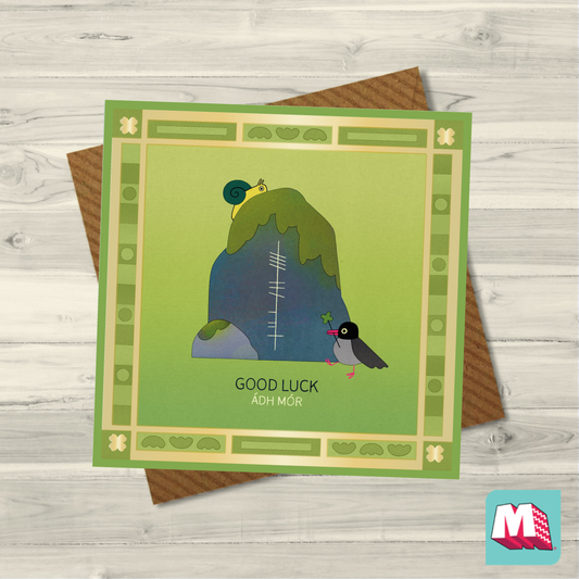 Good Luck Ogham Card