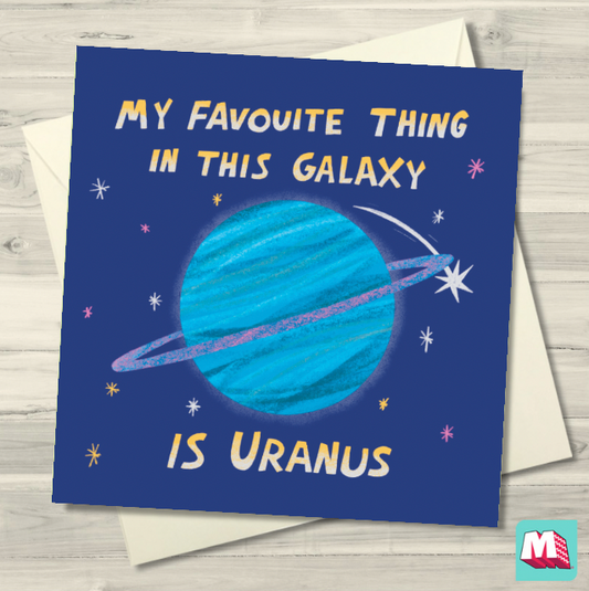 Uranus Greeting Card