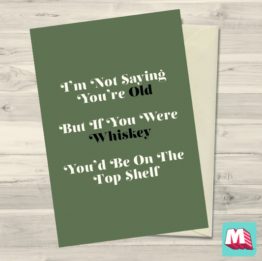 Top Shelf Greeting Card