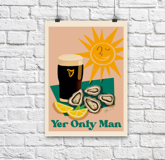Yer Only Man A3 Print