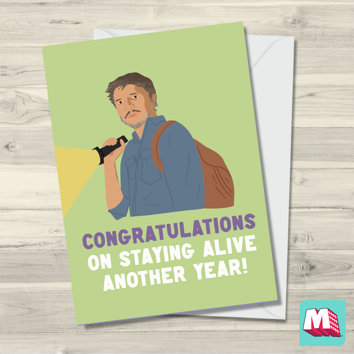 Staying Alive Birthday Card