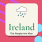 Ireland (The People are Nice) Coaster