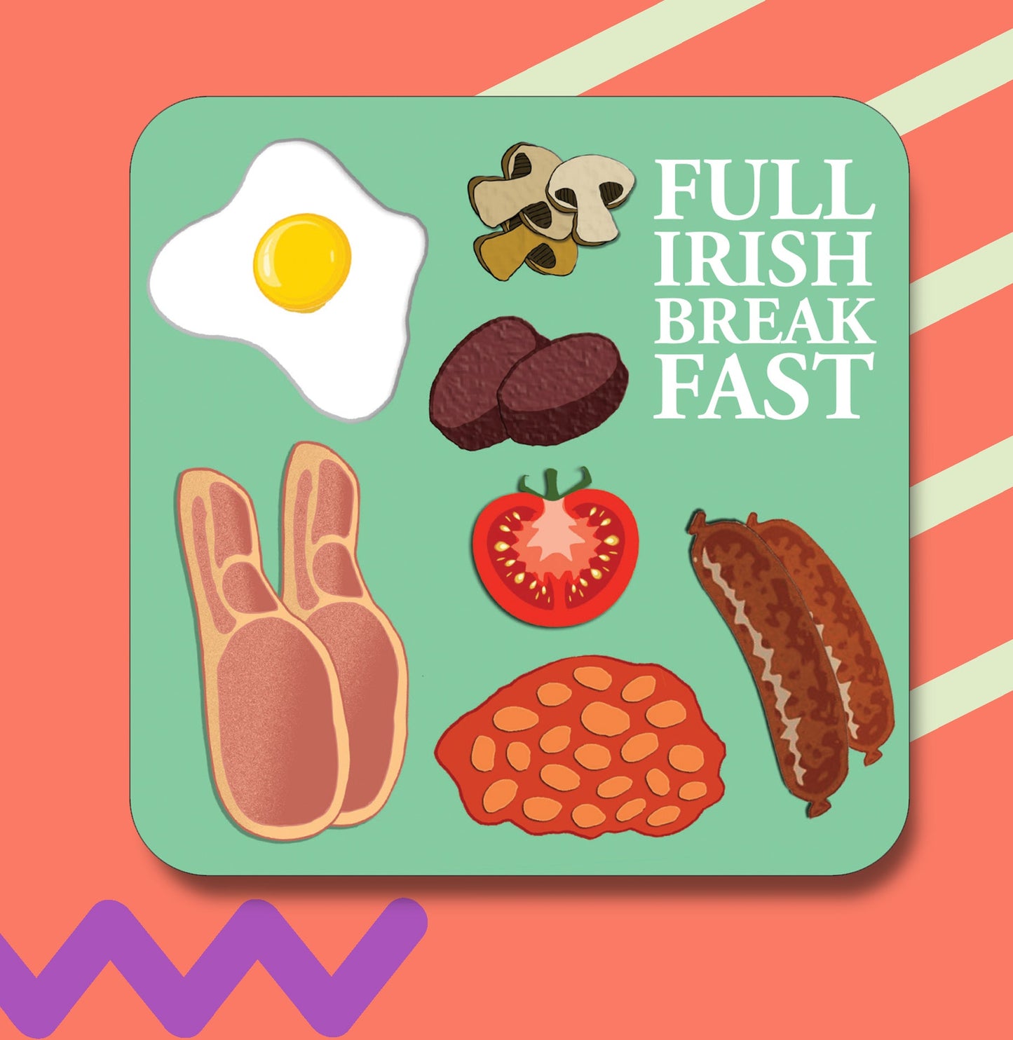 Full Irish Breakfast Coaster