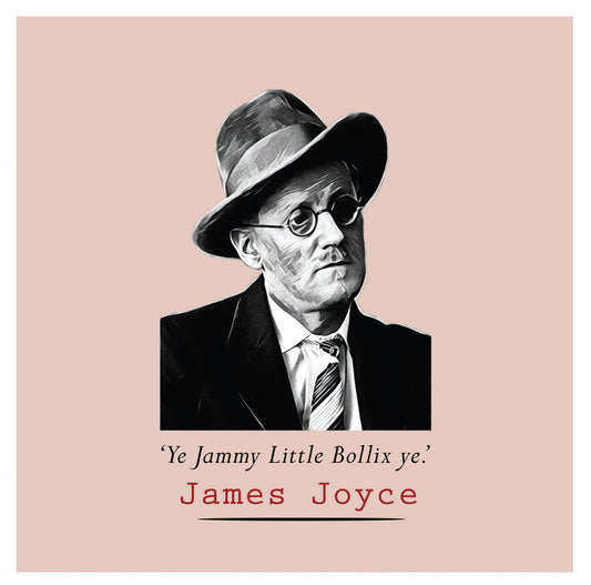 James Joyce - Ya Jammy Little Bollix Greeting Card