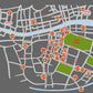 Dublin Pubs Scratch Map - Maktus