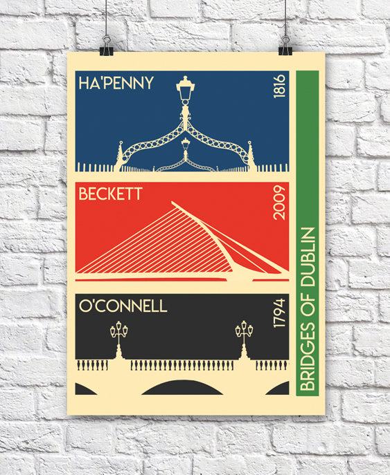 Bridges of Dublin A3 - Maktus