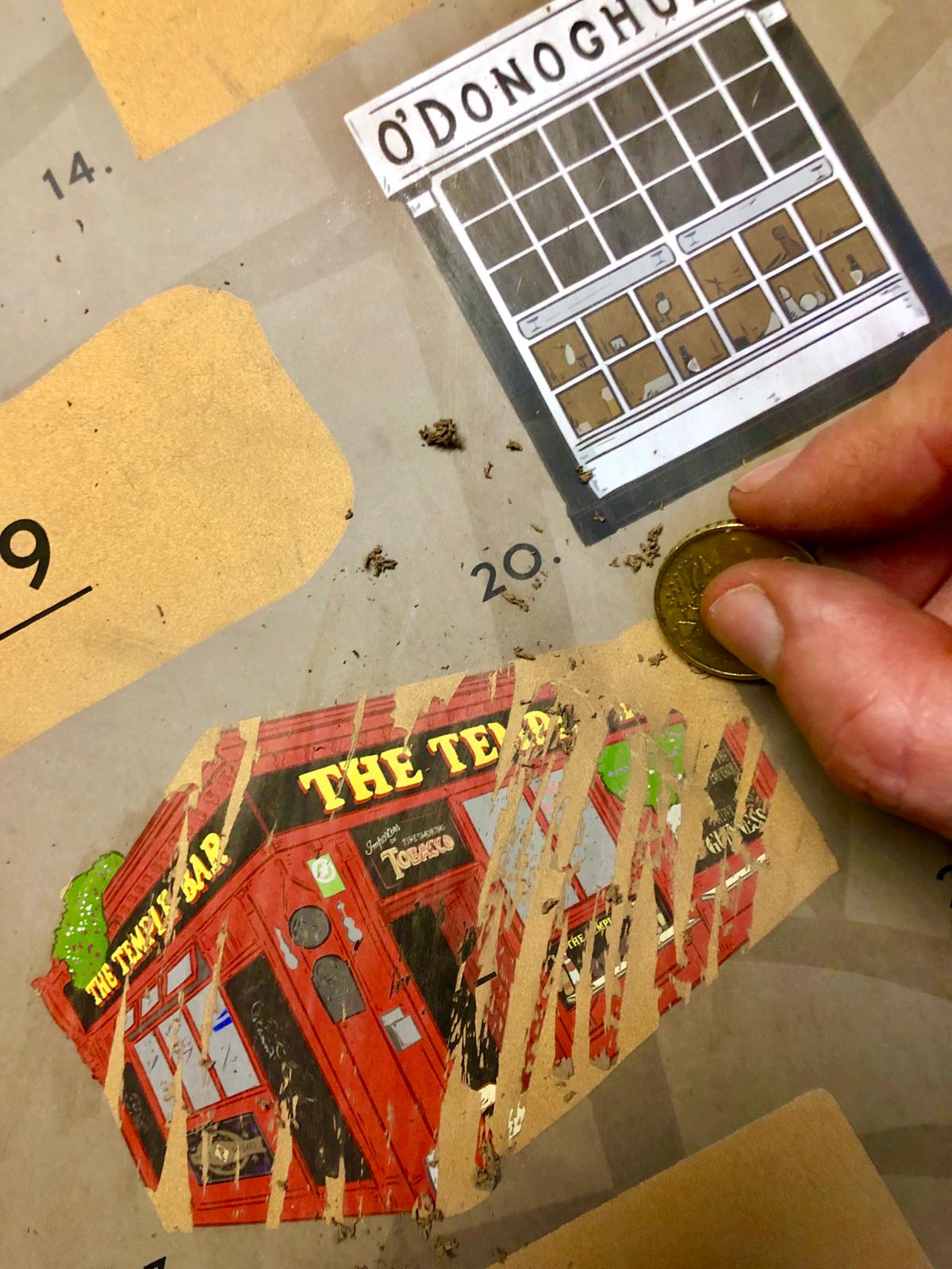 Dublin Pubs Scratch Map - Maktus