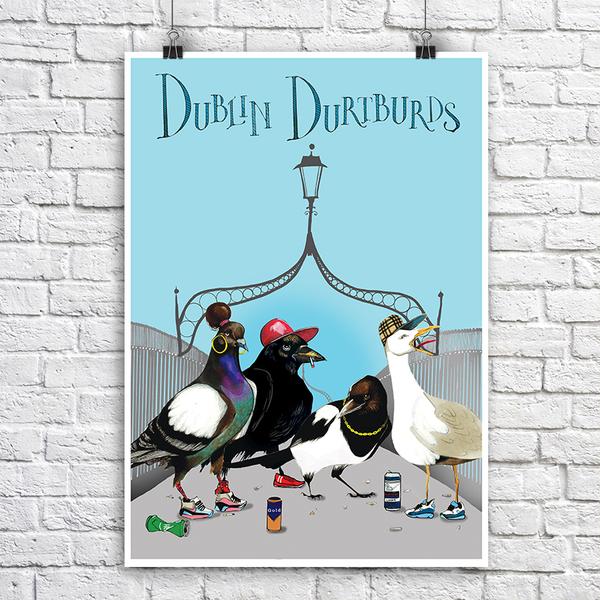 Dublin Durtburds Print A3 Maktus - Maktus