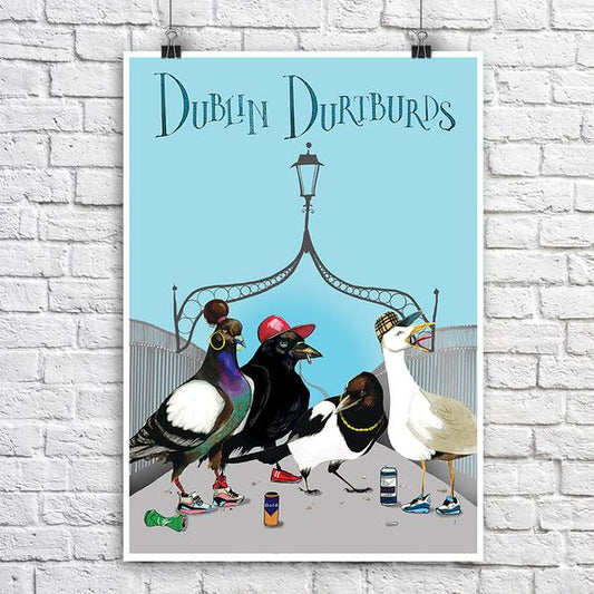 Dublin Durtburds Print A3 Maktus - Maktus