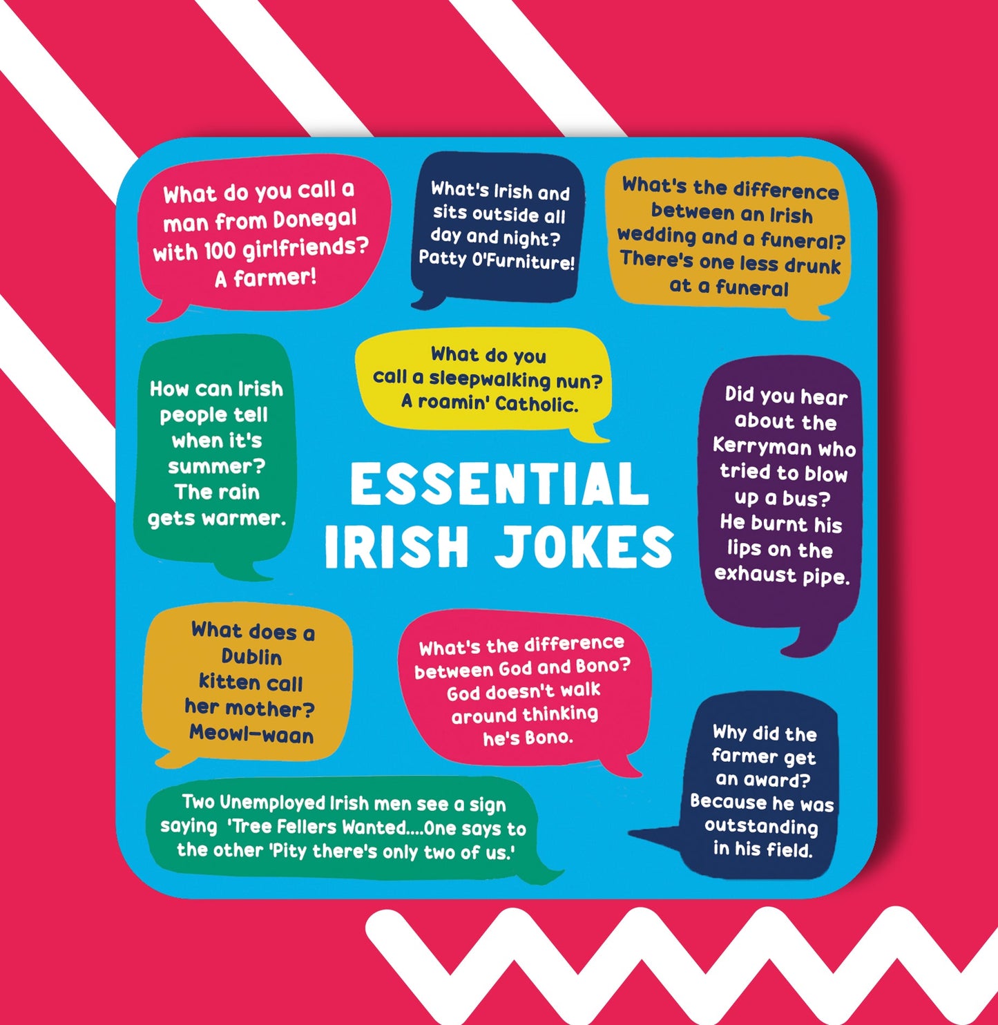 Essential Irish Jokes - Coaster