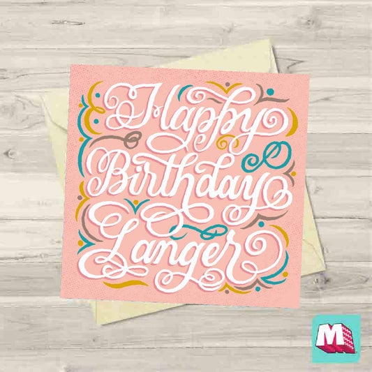 Happy Birthday Langer
